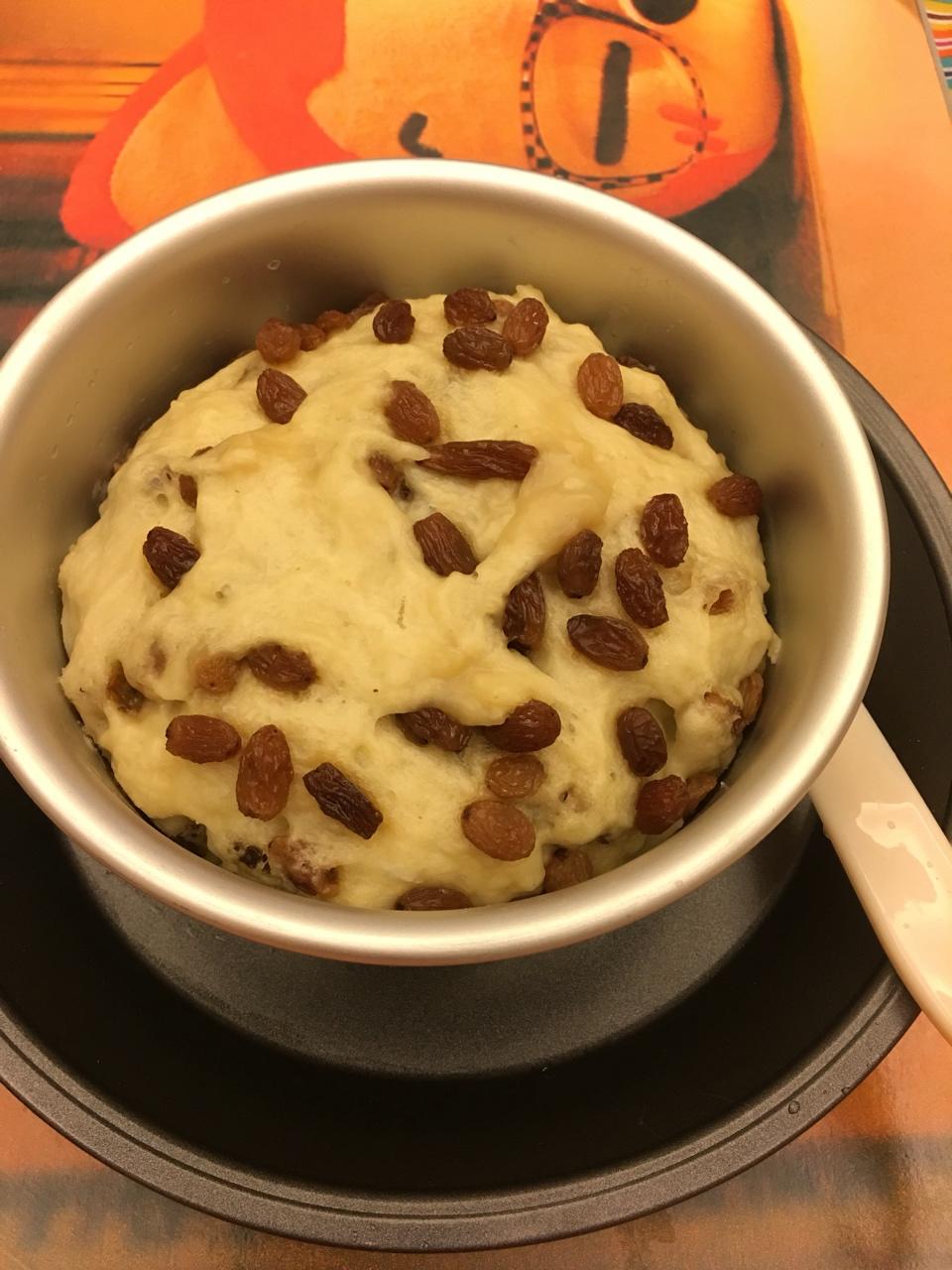 牛奶葡萄干发糕 超级简单