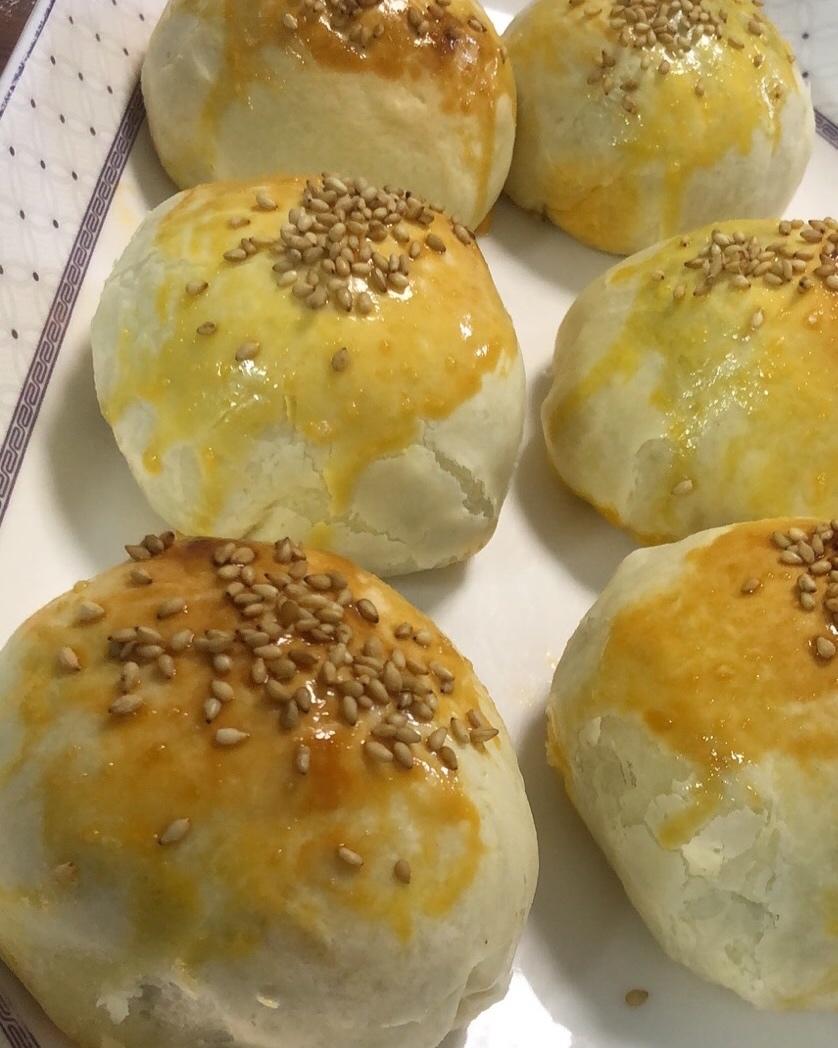 肉松麻薯蛋黄酥💕