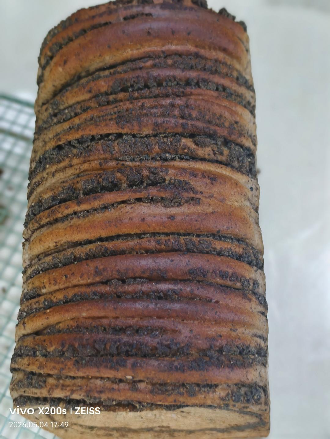 养生又美味的黑芝麻酥粒吐司🍞健康的味道