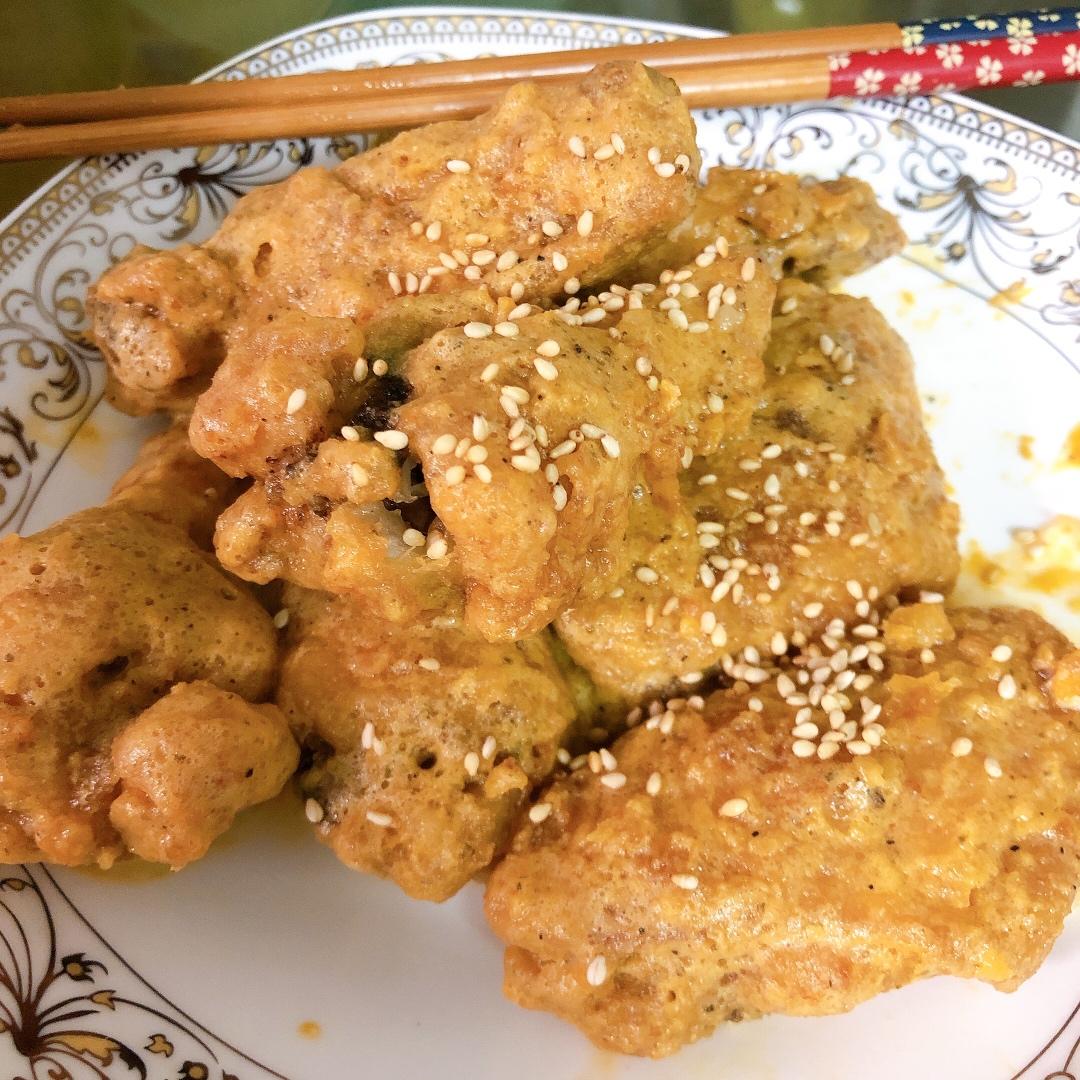 金灿灿咸蛋黄鸡翅「厨娘物语」