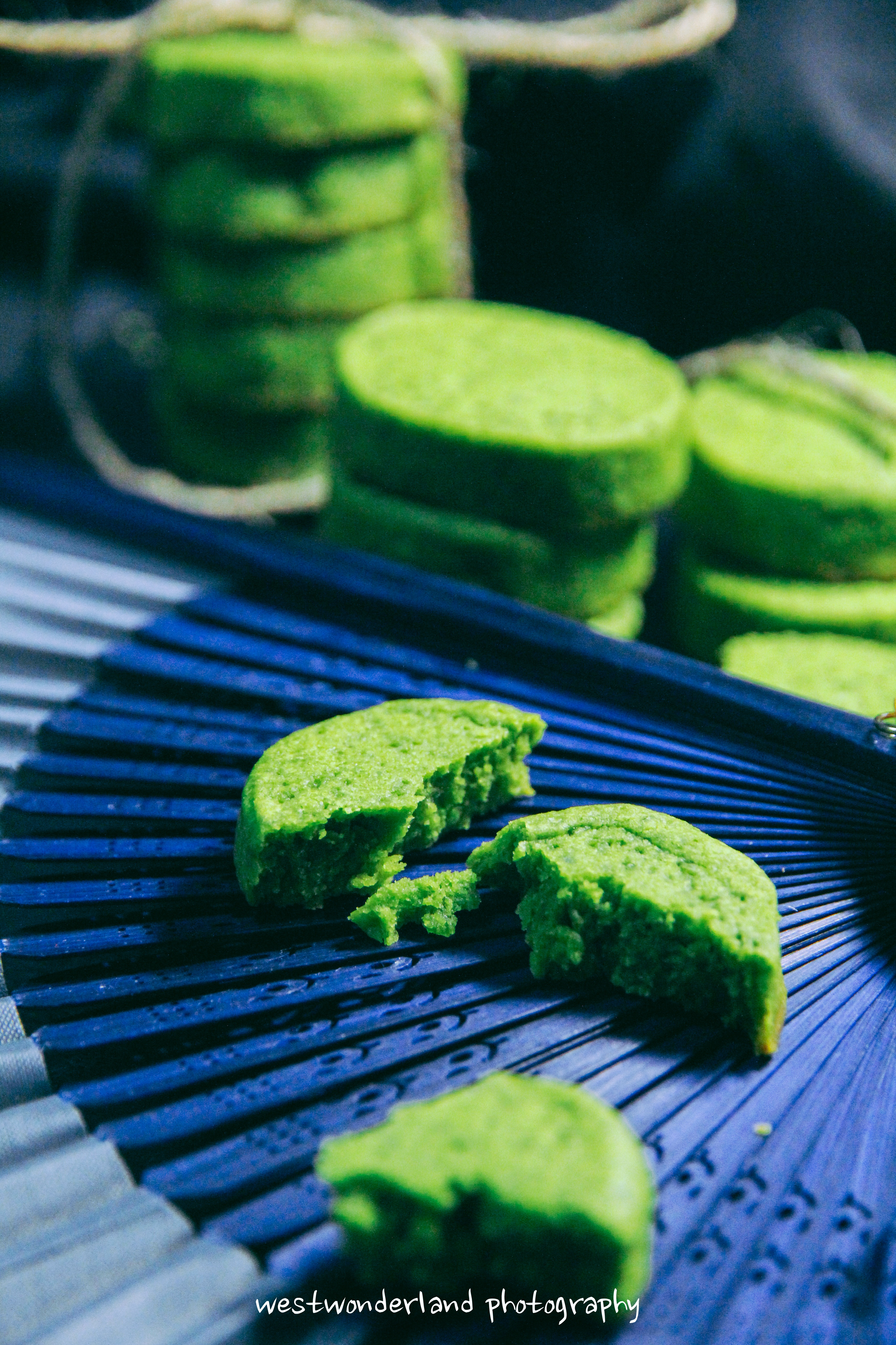 微苦抹茶沙布列酥饼