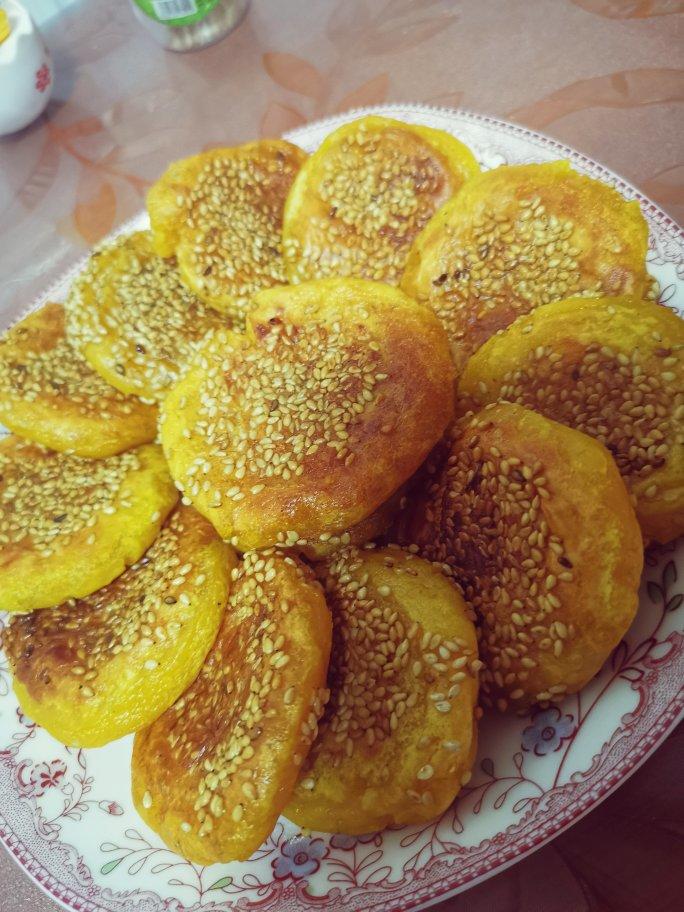 南瓜糯米饼