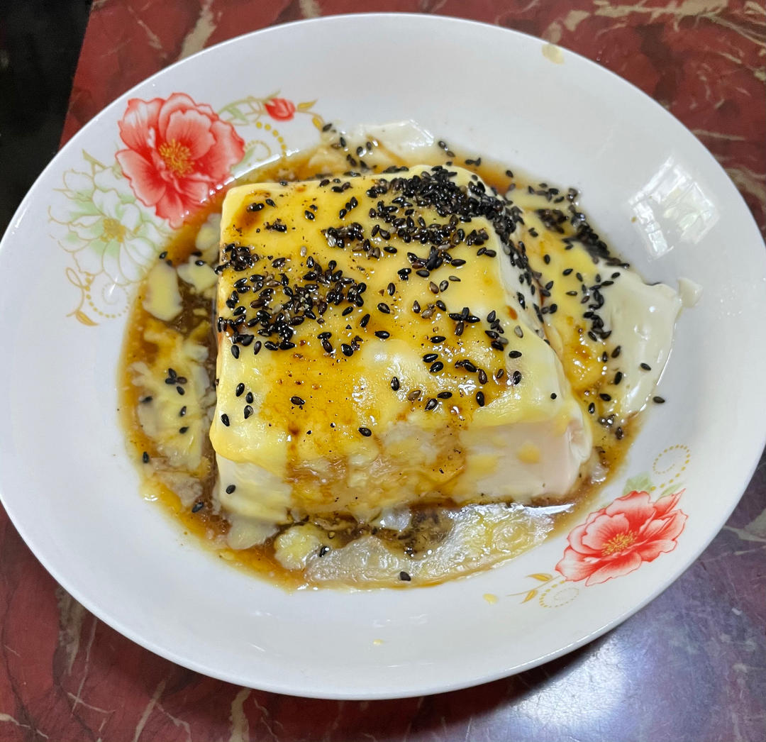 2分钟搞定‼️和风芝士豆腐 普通豆腐变身高级日料（微波炉版）