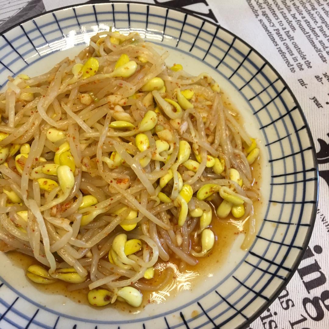 韩式凉拌豆芽