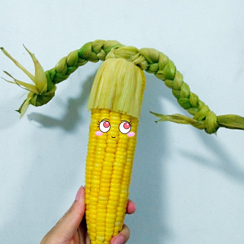 嗳不释手做的辫子玉米君