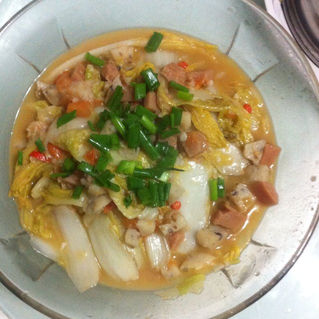 酸辣娃娃菜