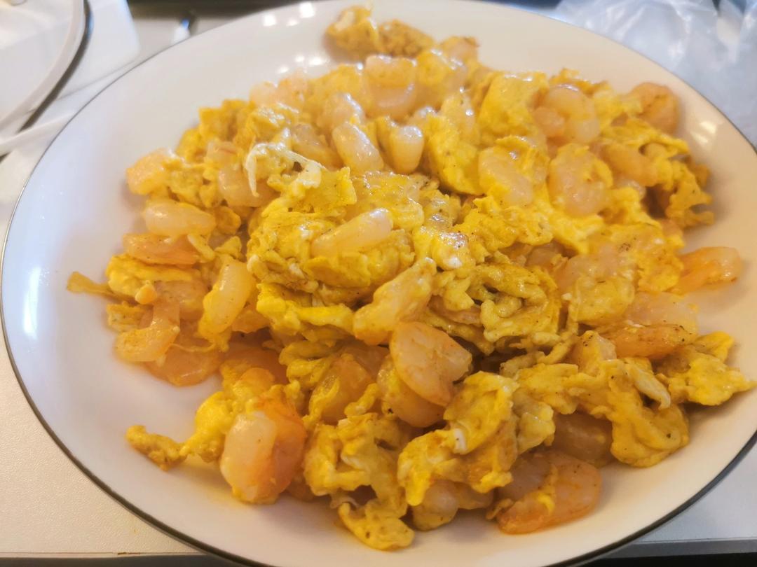 虾仁滑炒鸡蛋