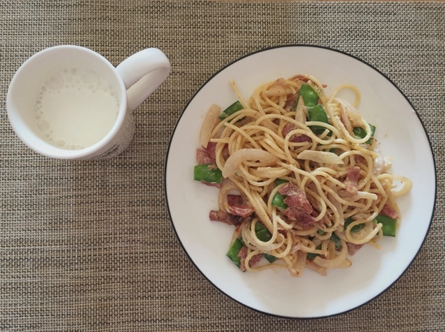 超简单的奶汁培根意面Carbonara