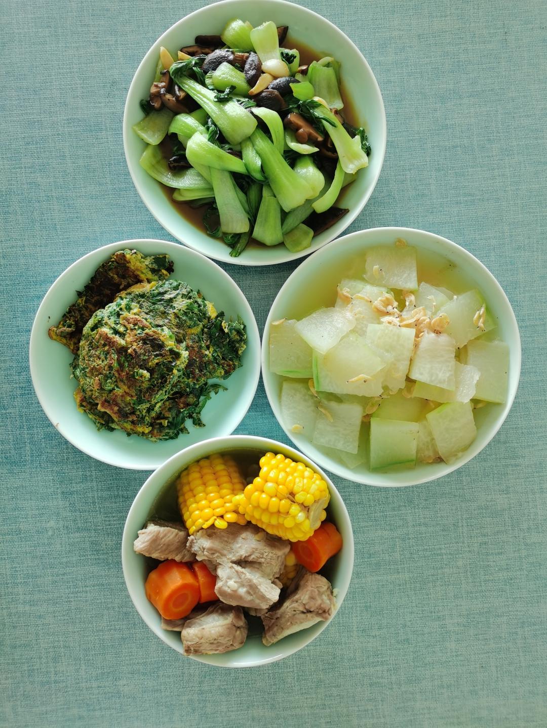 tiger 妈咪最家常之一菜两吃的虾皮烧冬瓜