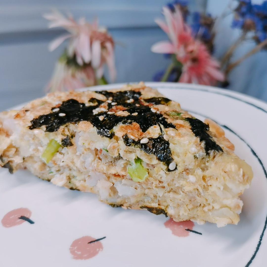 早餐机版——快手又健康的燕麦金枪鱼大阪烧