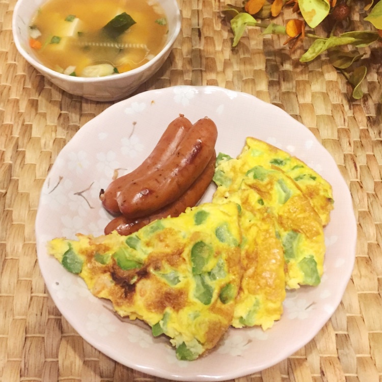 苦瓜胡萝卜煎蛋