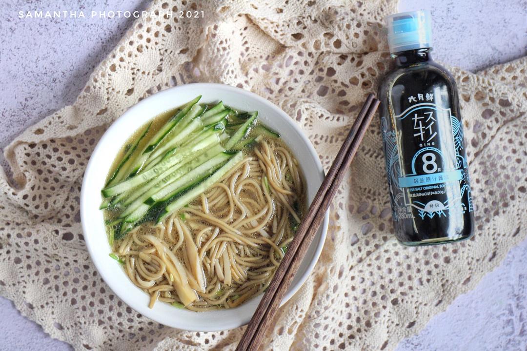 快手清汤荞麦面的做法