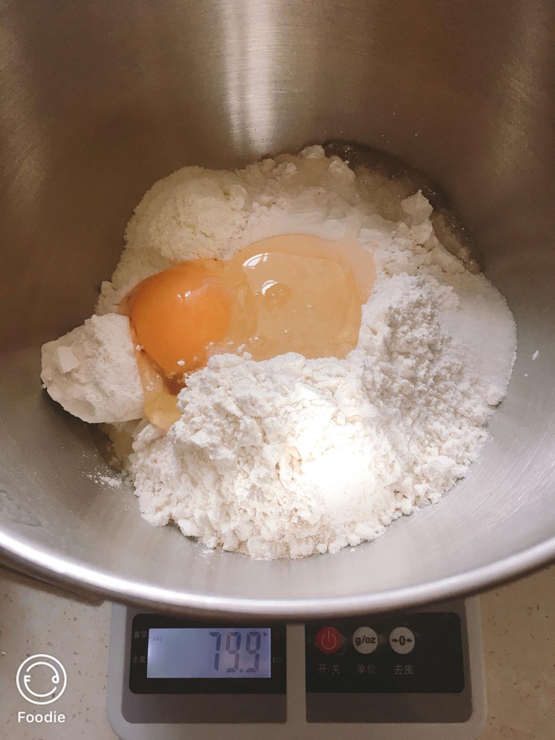 纯奶手撕吐司的做法 步骤1