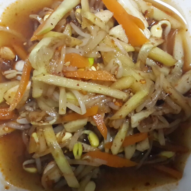 呛炒黄豆芽