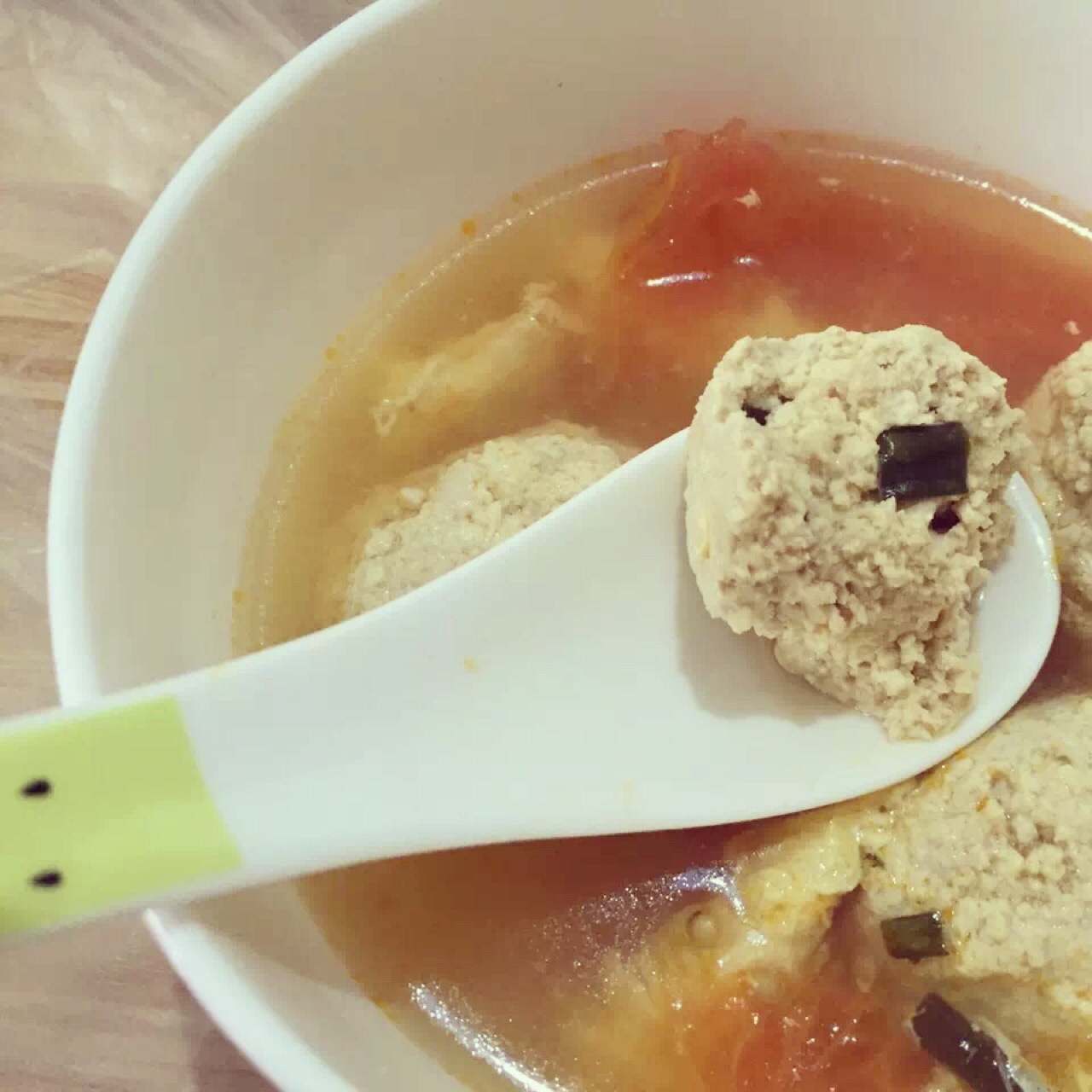 软绵绵的鸡肉豆腐丸（无油）