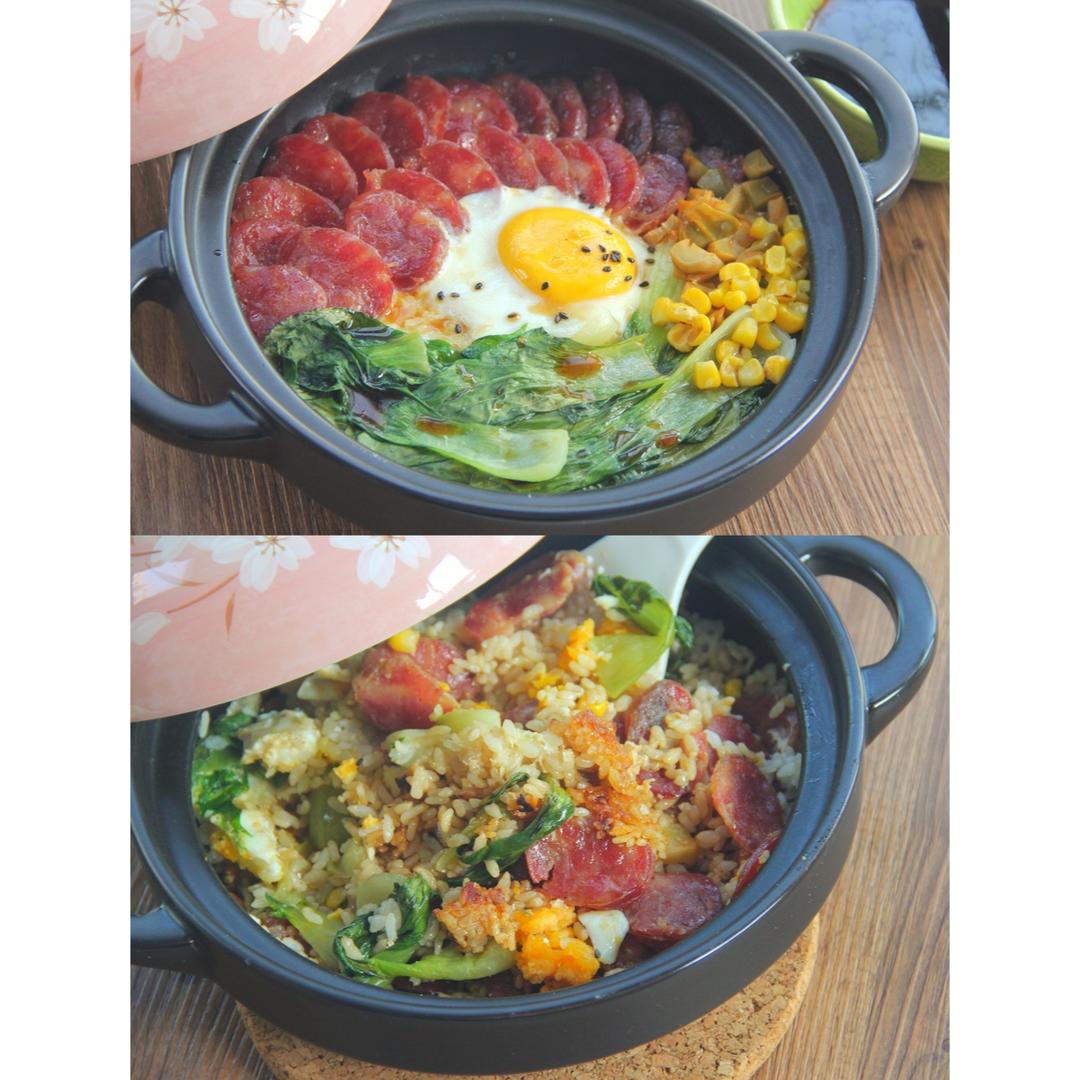 香肠煲仔饭