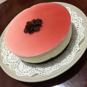 🍓简简的酸奶芝士慕斯蛋糕 6寸 超详细！的做法 步骤18