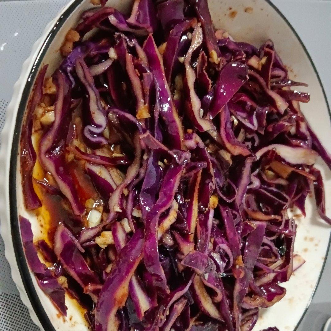 凉拌紫甘蓝（新手可以冲！！）