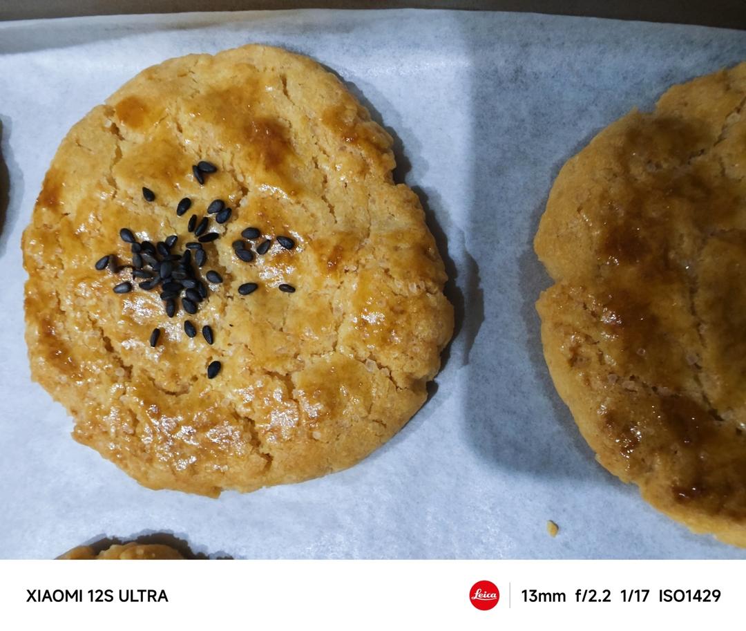 酥香可口的猪油酥饼，非常适合烘焙小白