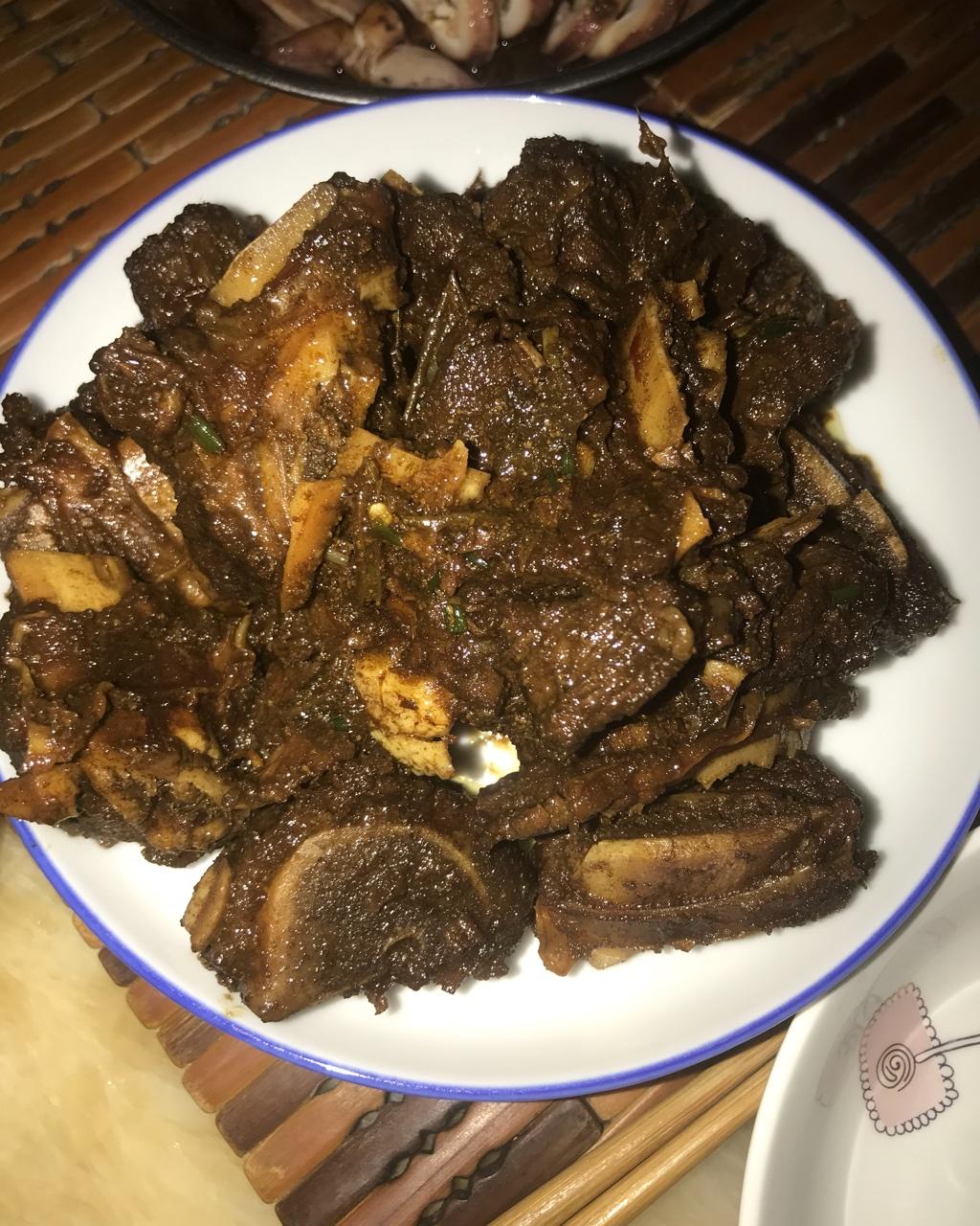 干锅孜然牛排骨
