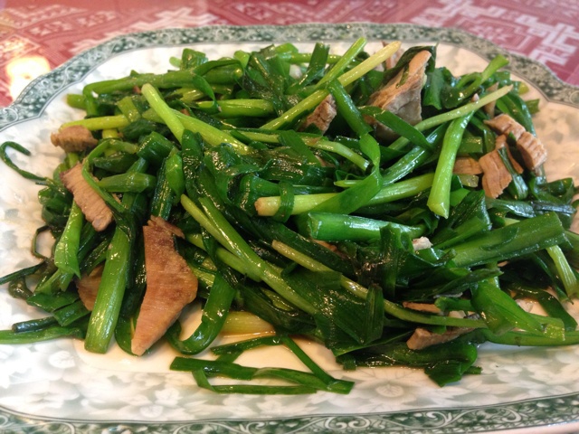 韭菜炒肉丝