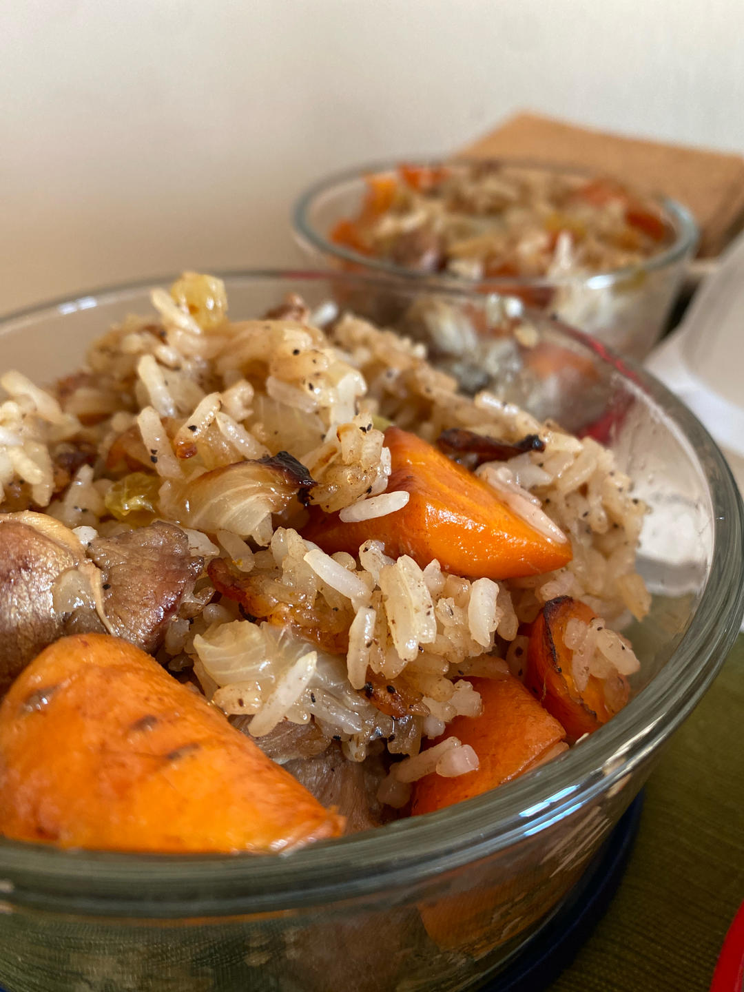 羊肉手抓饭（电饭煲和炒锅对比版）