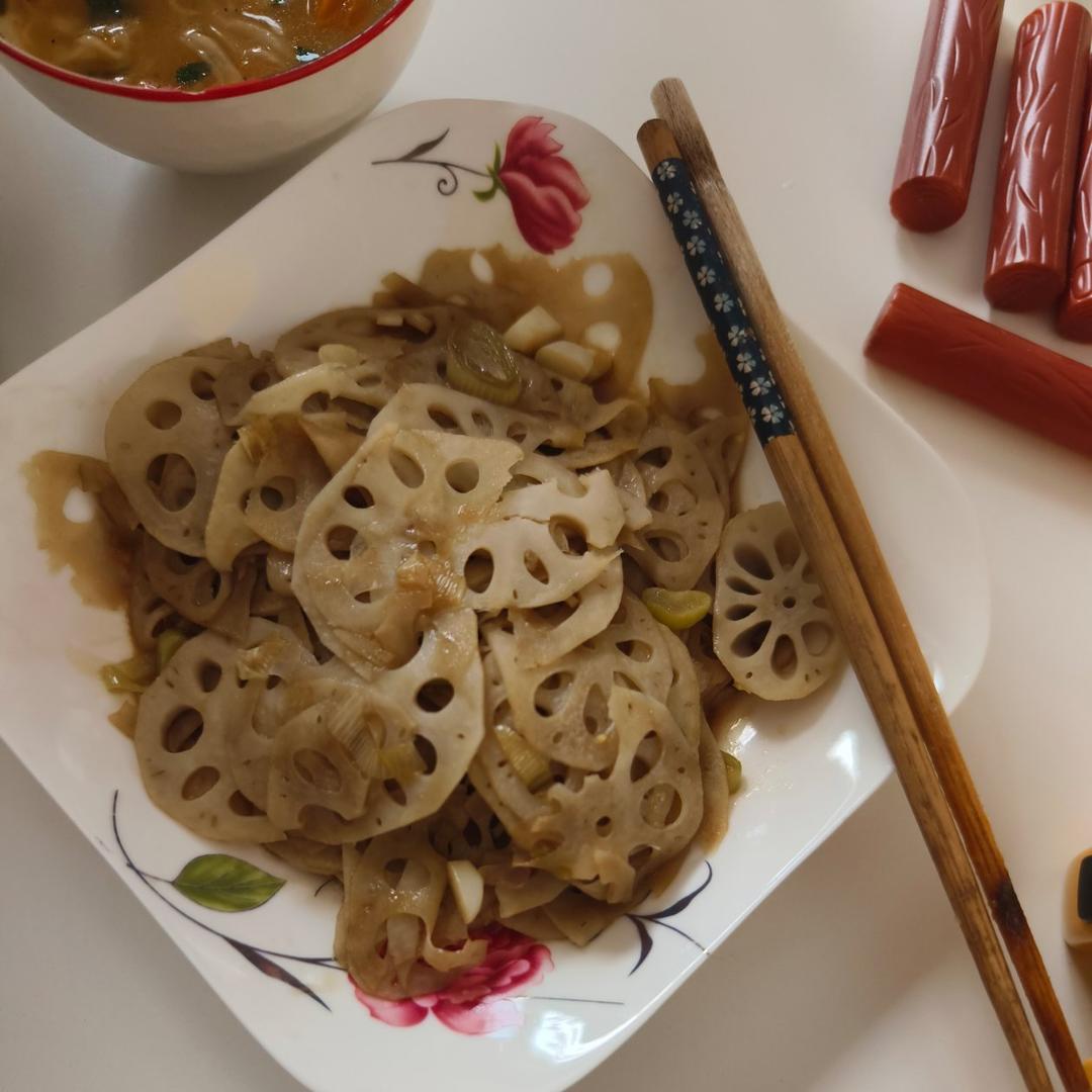 最简单味道惊艳的糖醋藕片