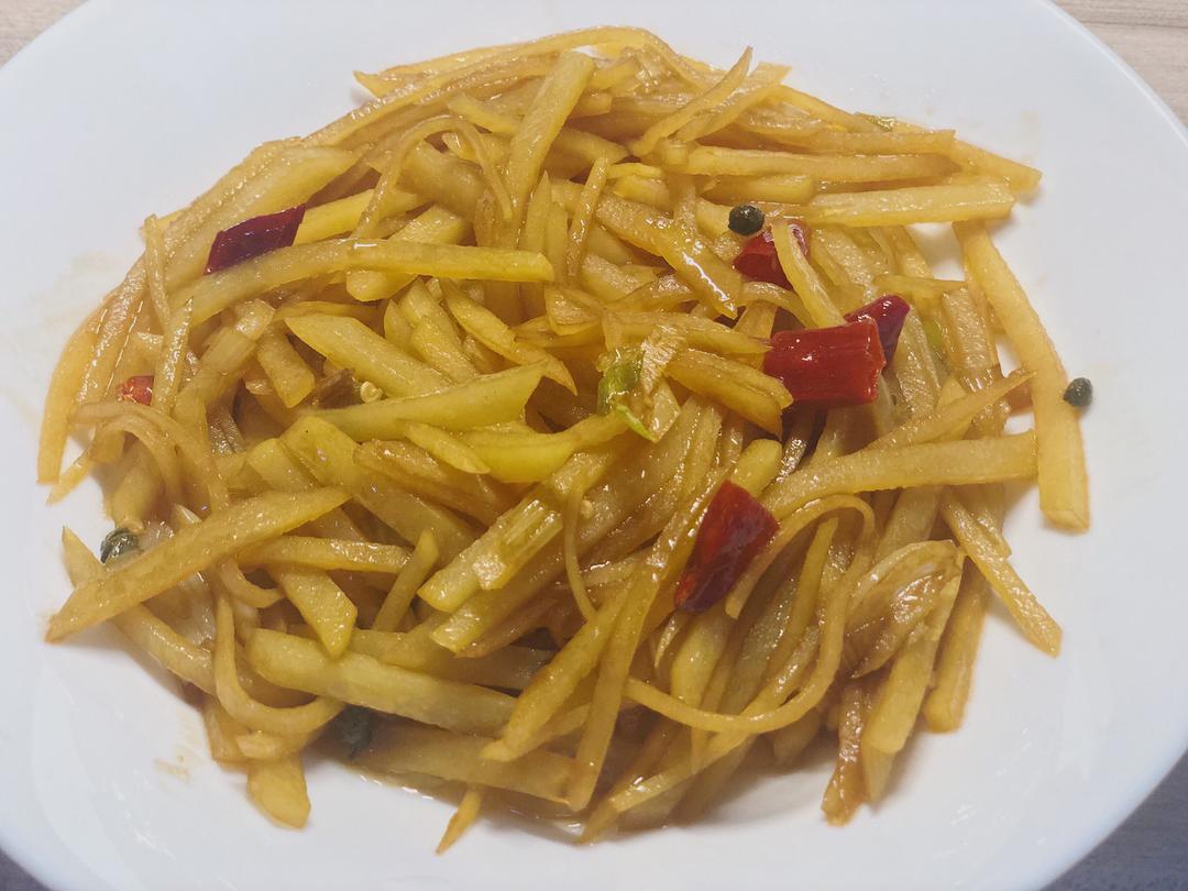醋溜土豆丝的做法
