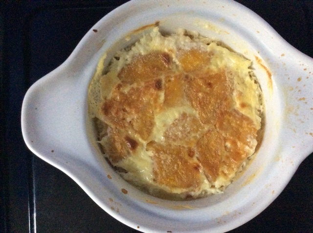 鸡蛋牛奶燕麦布丁