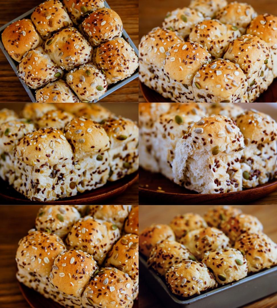 静置出膜手揉变态大水量面团技巧/超软低卡黑麦餐包