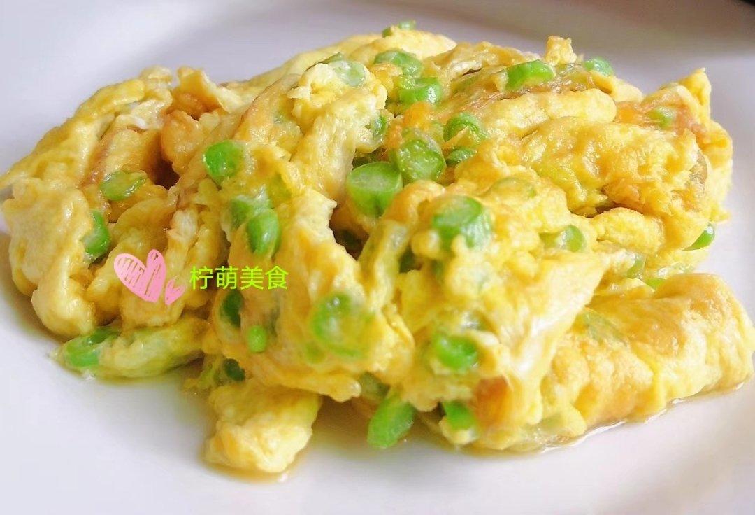 长豆角煎鸡蛋
