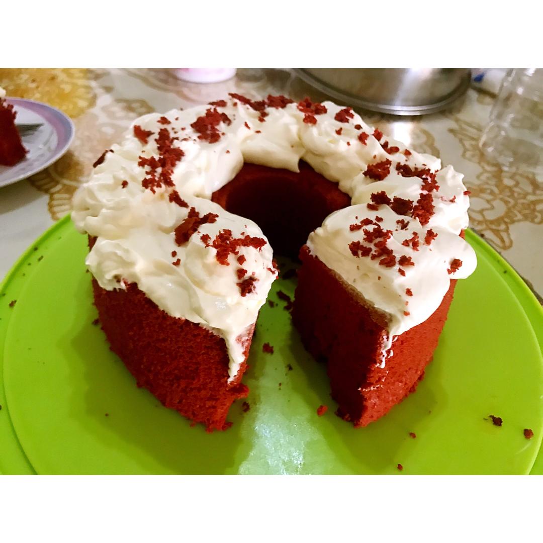 红丝绒戚风（7寸中空模）