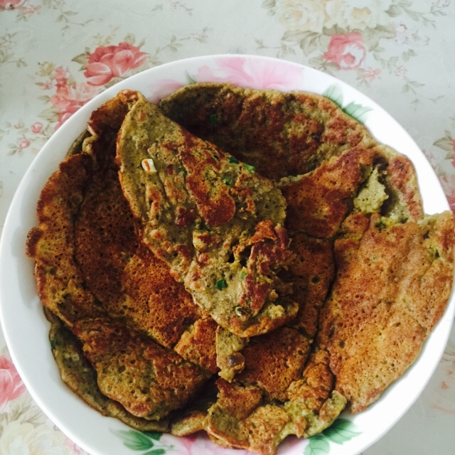 豆渣蛋饼