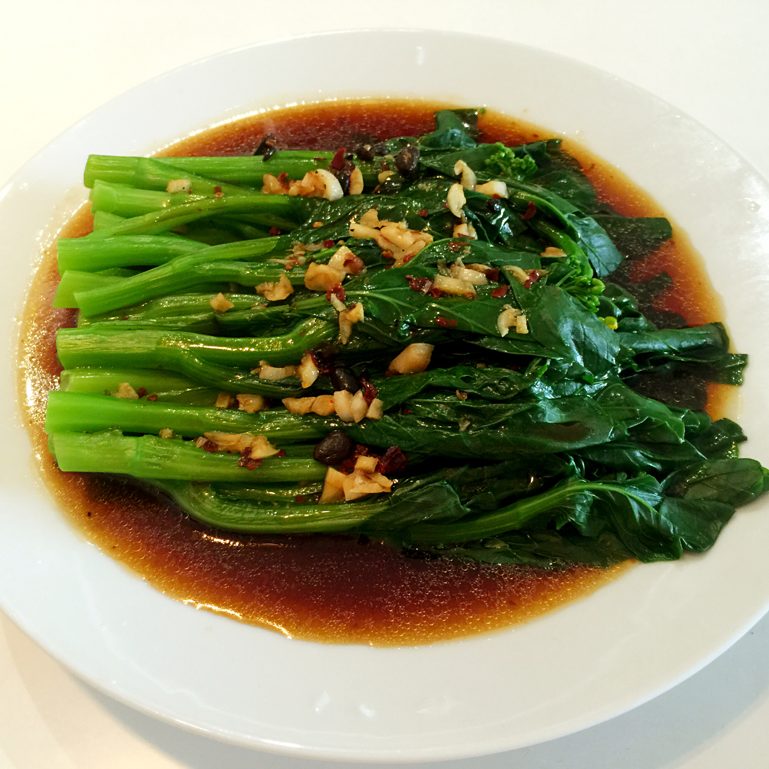 lacecat做的白灼菜心