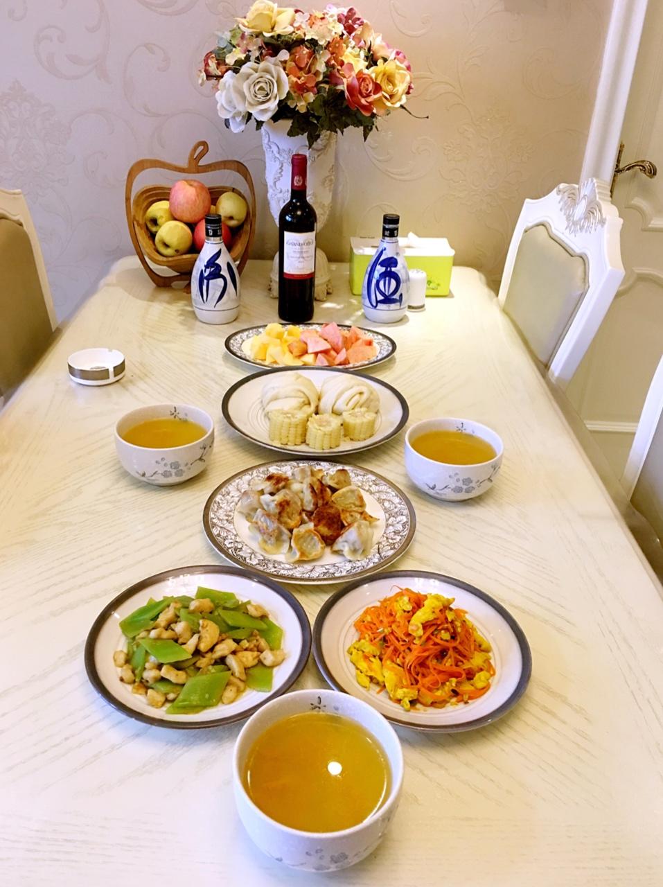 芳草青青-家常菜的厨房做的早餐2017年9月22日