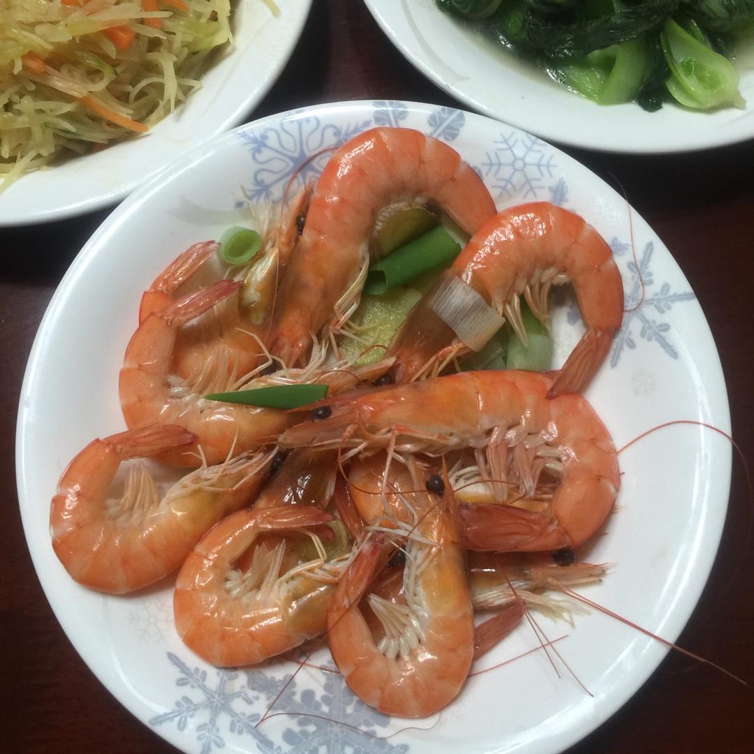 水煮大虾