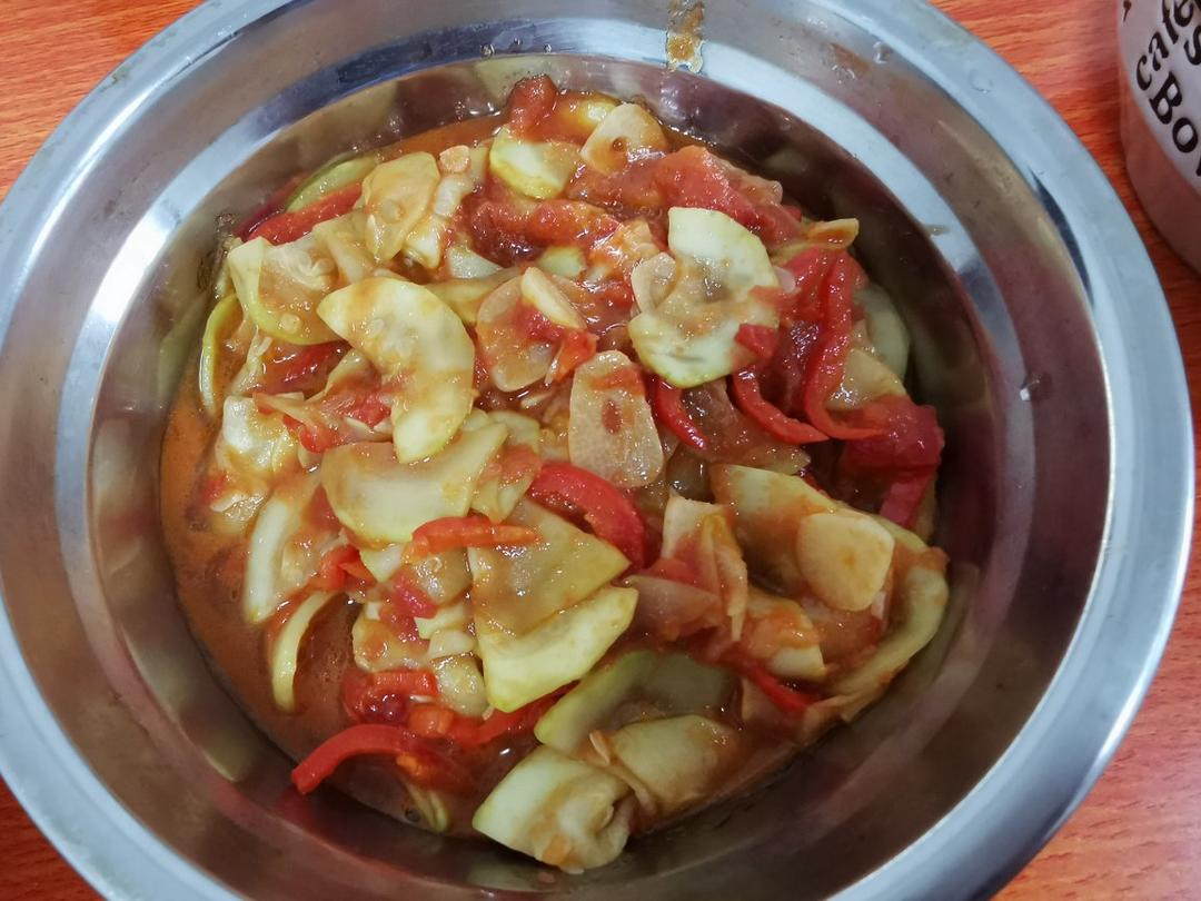 一分钟学会【番茄炒西葫芦】