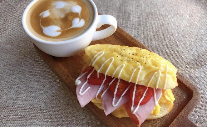 火腿芝士蛋三文治