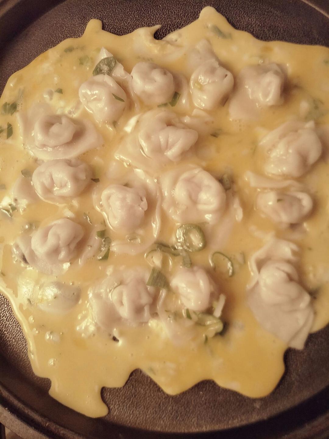 鸡蛋煎饺（零失败）