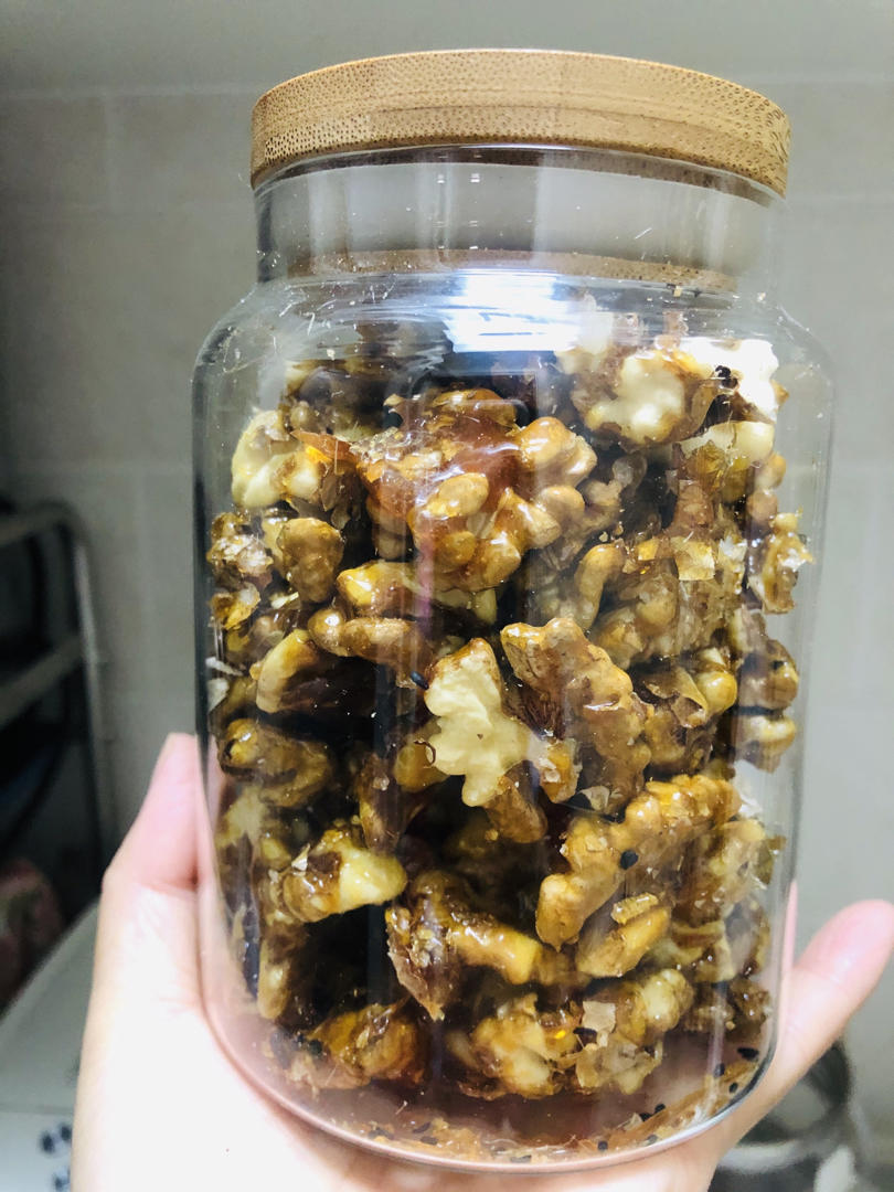 【琥珀核桃仁】冰糖无油不粘手