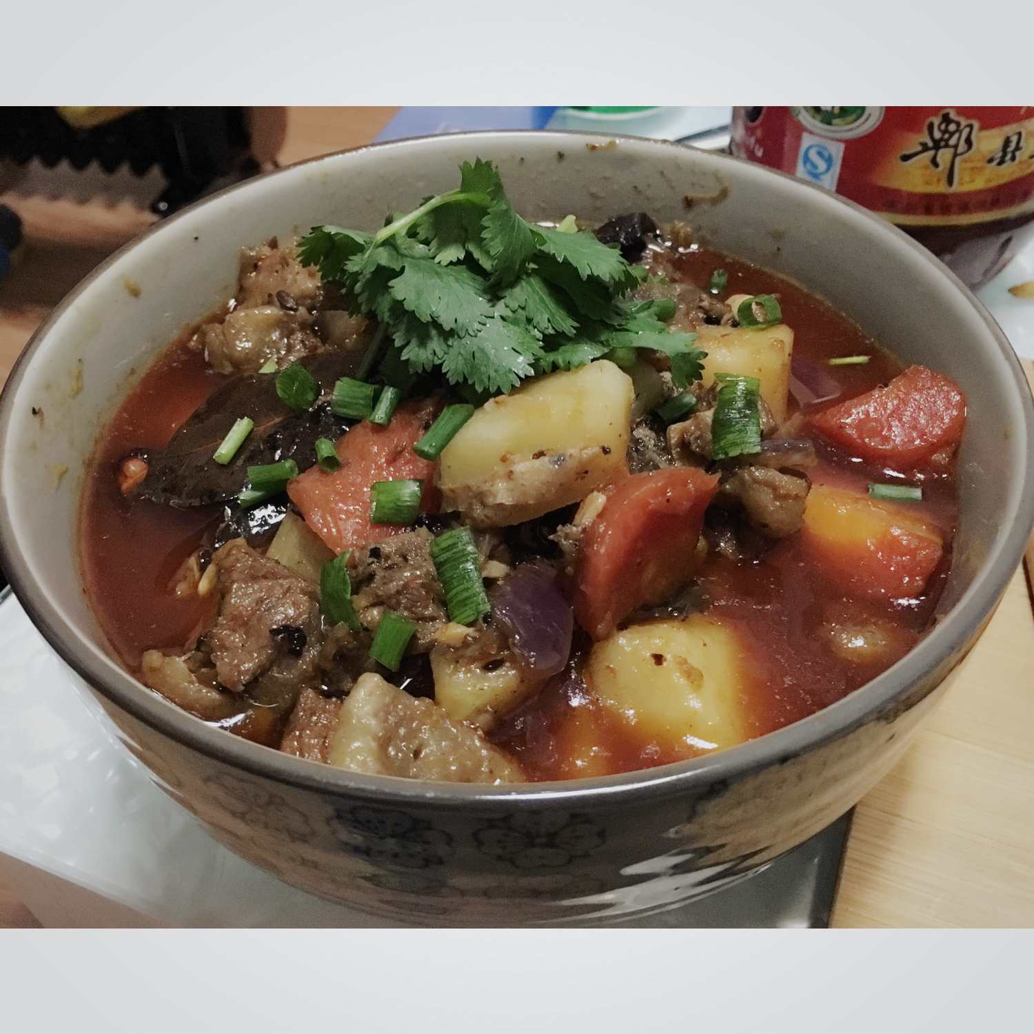 胡萝卜土豆烧牛腩