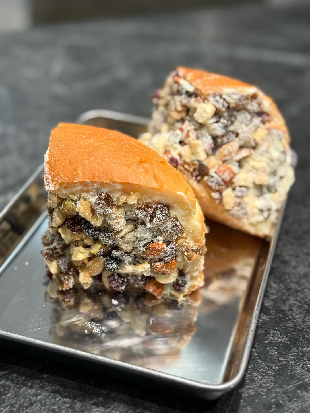 复刻网红爆款网红新疆塔城坚果奶酪面包 巨好吃 可冷藏保存 依旧很软