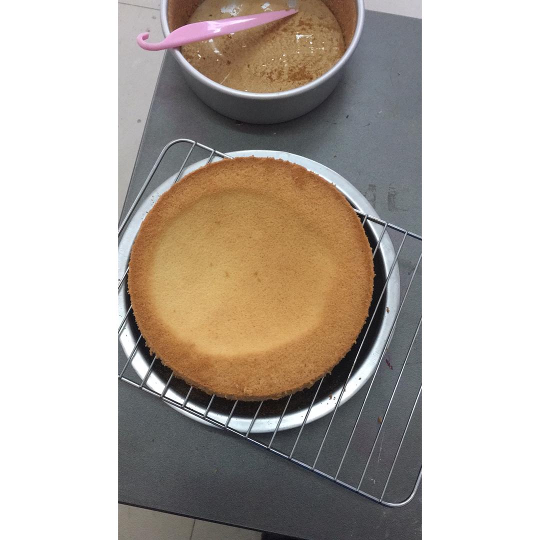 6寸戚风蛋糕（2蛋）