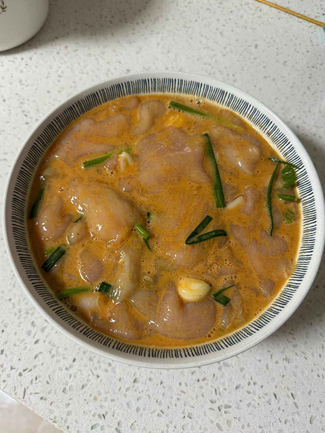 里脊肉串腌制