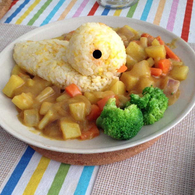 b.duck大黄鸭洗澡黄金咖喱饭