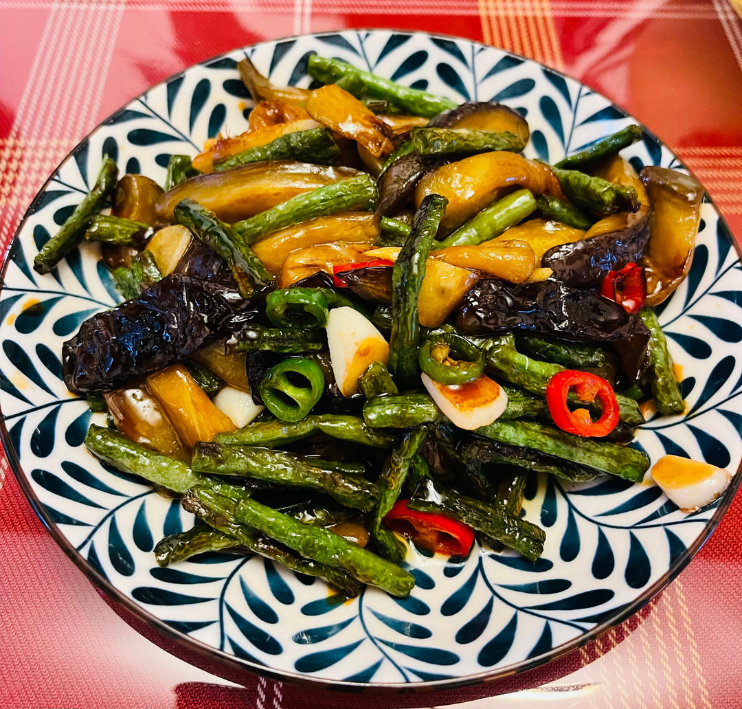 豆角烧茄子