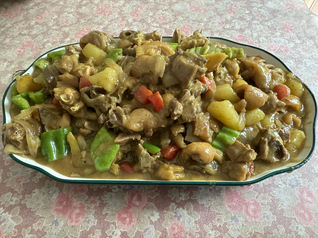 土豆咖喱鸡肉