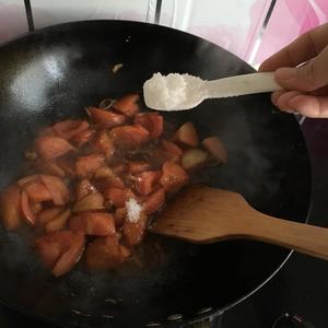 我爱家常菜----西红柿炒鸡蛋的做法 步骤8