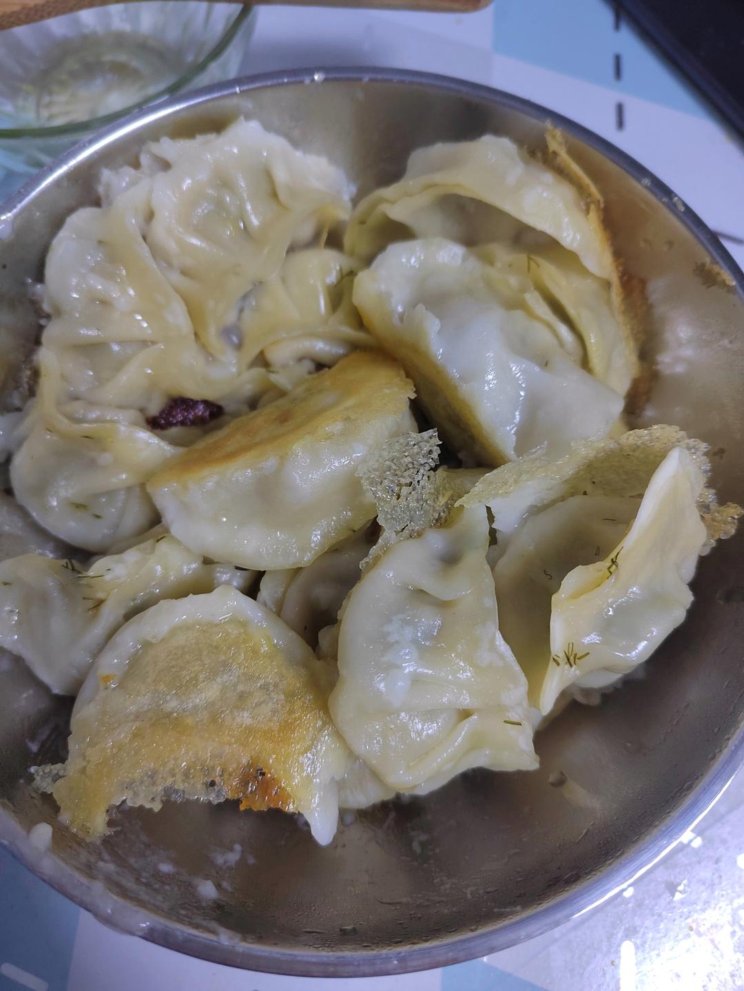 生煎饺子~东北冰花水饺