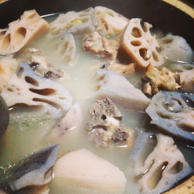 湖北菜肴 排骨藕汤